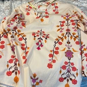 Beautiful Tunic with cherry blossom print. Size small. NWT.